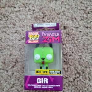 Pop! Invader Zim Gir Pocket Keychain - Hot Topic Exclusive (BRAND NEW IN BOX!)